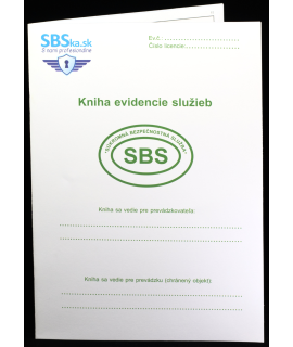 KNIHA EVIDENCIE SLUŽIEB SBS a VO